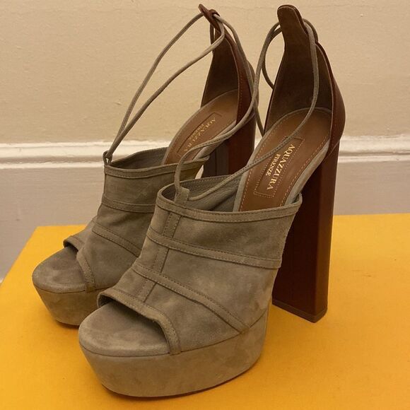 Aquazurra Firenze platform sandals. Size 37. - Picture 3 of 6